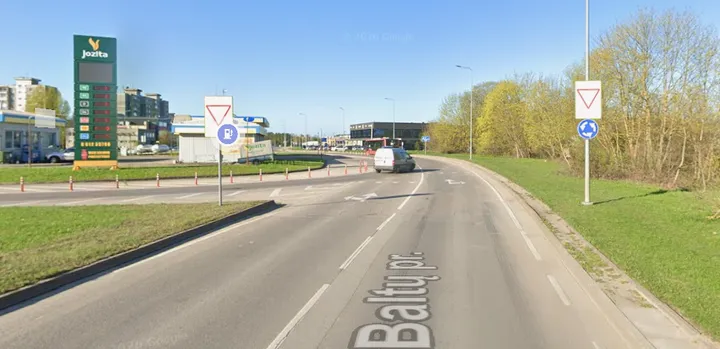 Kelio ženklai / Google Maps nuotr.