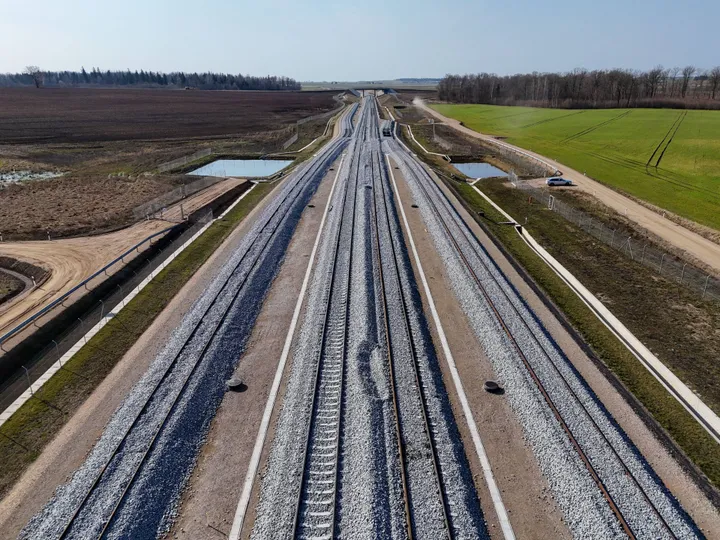 „Rail Baltica“ statyba Lietuvoje / Organizatorių nuotr.