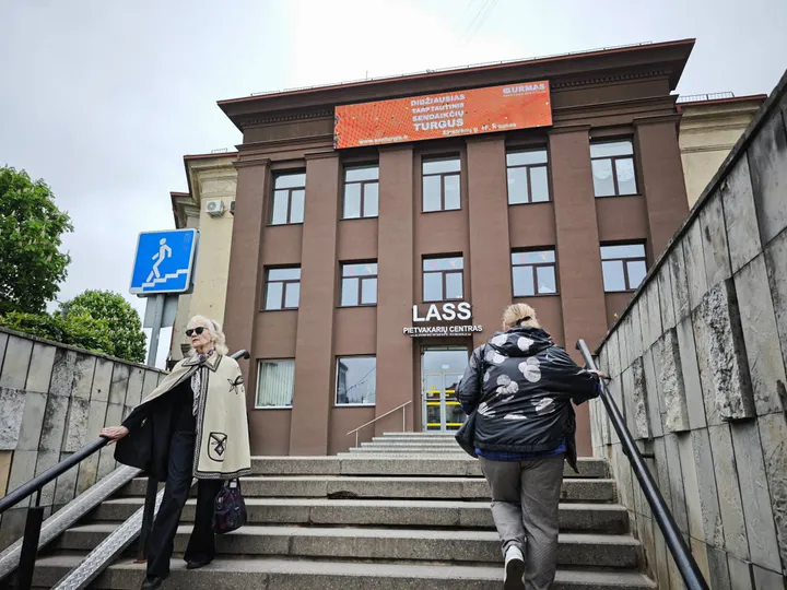 Lietuvos aklųjų ir silpnaregių sąjunga, seniau šiose patalpose buvo įsikūręs Kauno aklųjų ir silpnaregių kombinatas / R. Tenio nuotr.