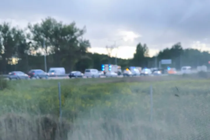 Dėl avarijos A1 kelyje susidariusi spūstis