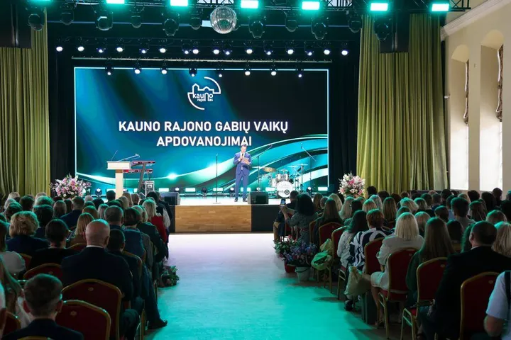 Kauno rajono gabių vaikų apdovanojimai / KRS nuotr.