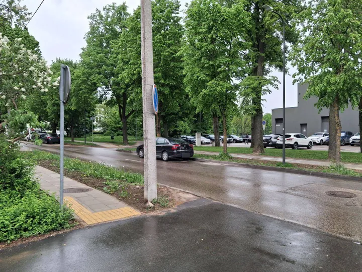 Parkavimas Žaliakalnyje / Skaitytojo nuotr.