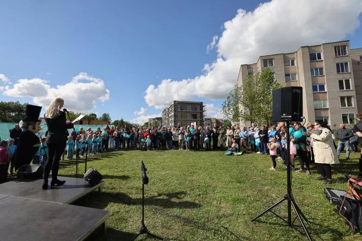 Prasidėjo Domeikavos parko statybos / KRS nuotr.