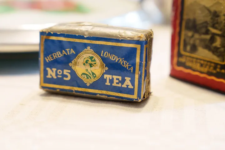 Arbatos „Harbata Londynska. No 5 Tea" pakuotė, 1938-1940 m. / R. Tenio nuotr.