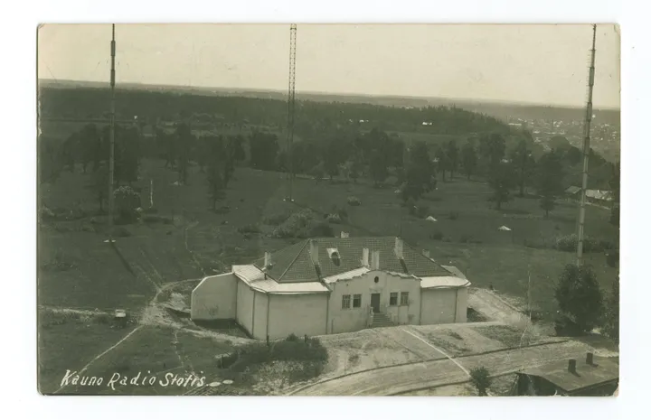 Kauno radijo stotis 1923-1935 m. / Iš A. Miliausko asmeninės kolekcijos, Ąžuolyno bibliotekos nuotr.