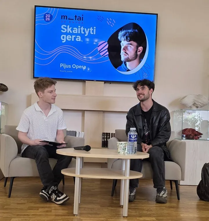 Pijus Opera ragina skaityti / Organizatorių nuotr.