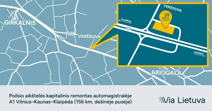 A1 magistralės poilsio aikštelė