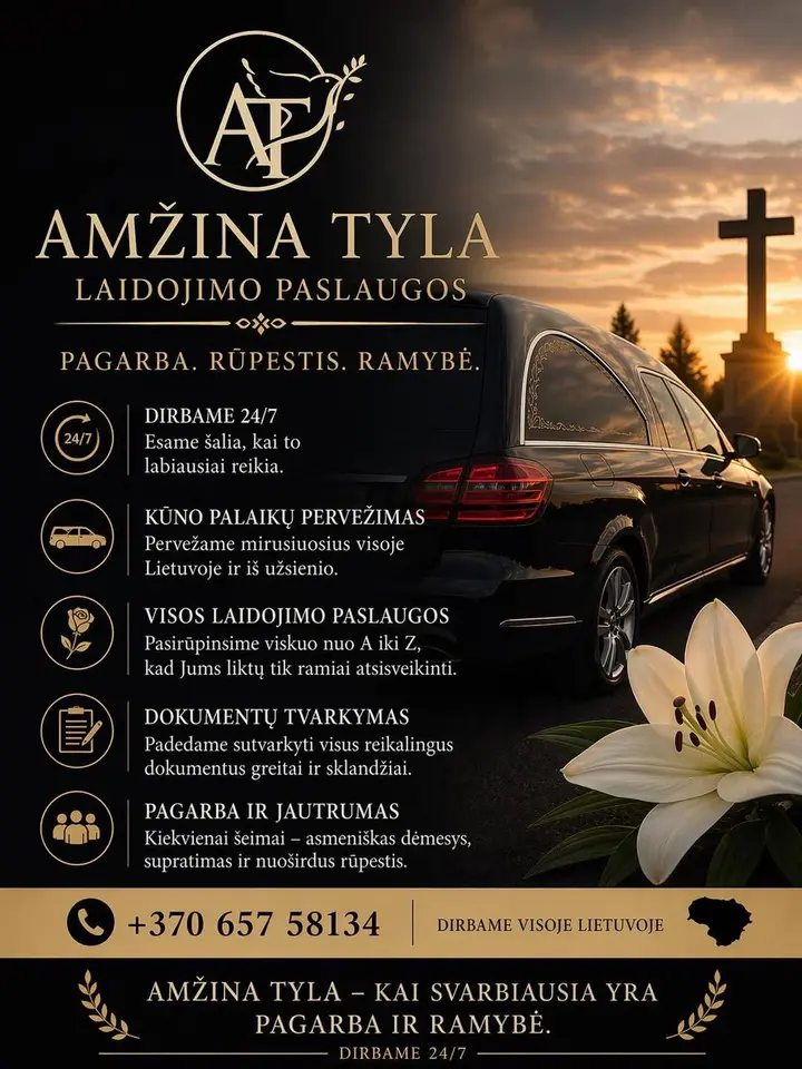 „Amžina tyla“ paslaugos / Organizatorių nuotr.