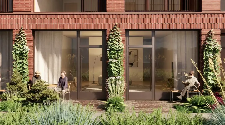 Architektų biuro SHL kurtų pastatų fasado vizualizacija / Org. nuotr.