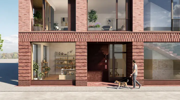 Architektų biuro SHL kurtų pastatų fasado vizualizacija / Org. nuotr.