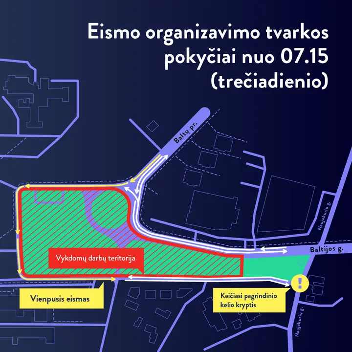 Eismo organizavimo pokyčiai / Kauno m. sav. nuotr.