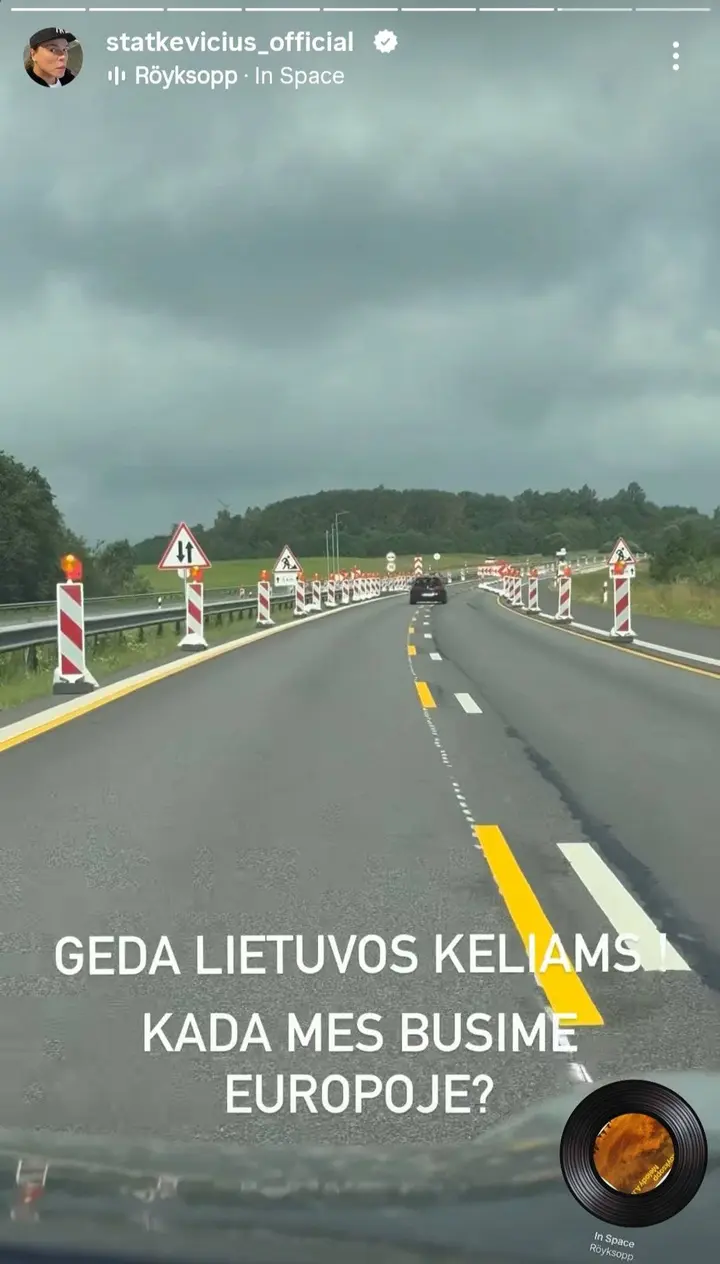 Juozo Statkevičiaus pasipiktinimas  / Instagram nuotr.