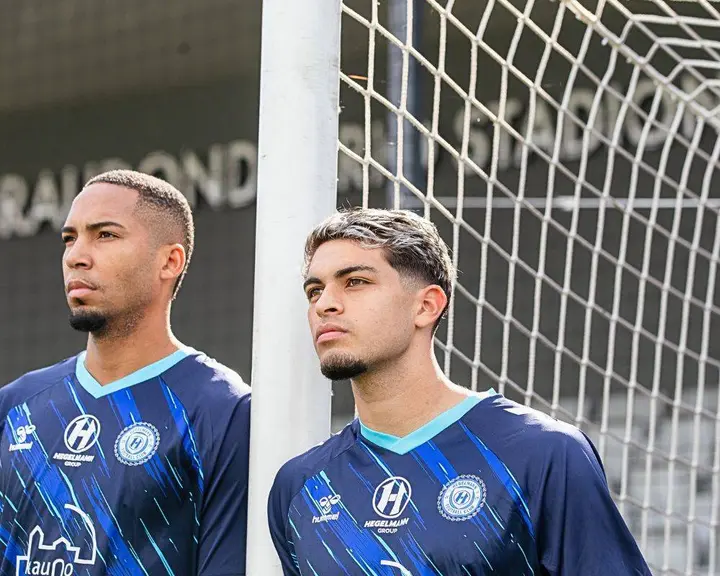 Nathan Vitor de Almeida Silva ir Richard dos Santos Presser / FC „Hegelmann” nuotr.