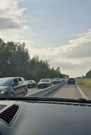 Spūstis magistralėje / Stop kadro nuotr.