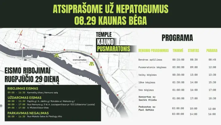 Eismo ribojimai, pusmaratonis
