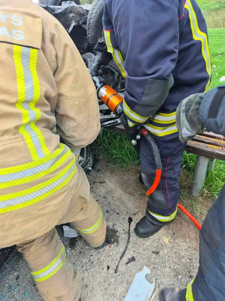 Abromiškėse per avariją žuvo žmogus