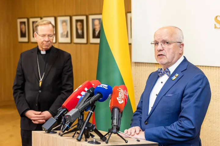 Gintaras Grušas ir Juozas Olekas