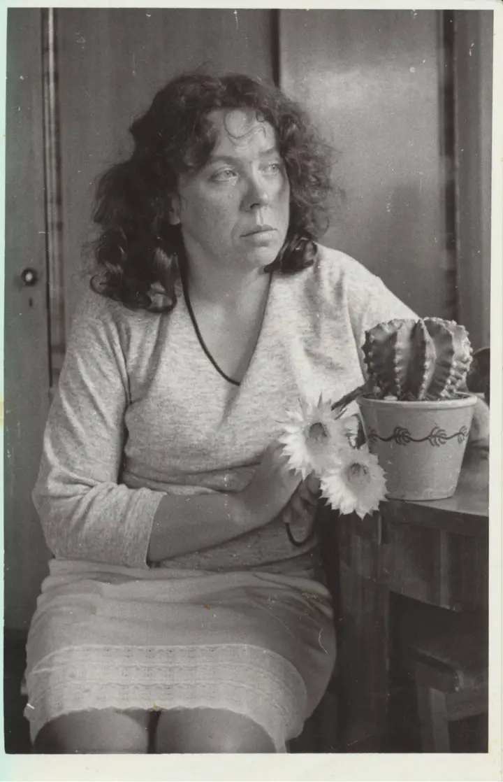J. Degutytė apie 1975 m. /  Nuotr. iš Maironio lietuvių literatūros muziejaus rinkinių