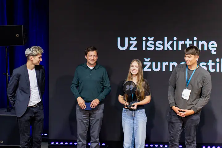 A. Znamerovskis, V. Pilkauskas, K. Bukšnaitytė ir A. Krivoščenko