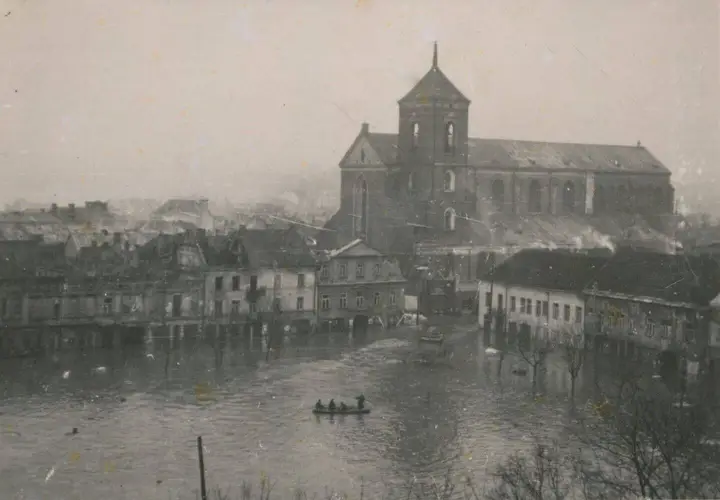 Didysis Kauno potvynis 1946 m. / Panevėžio apskrities Gabrielės Petkevičaitės-Bitės viešosios bibliotekos nuotr.
