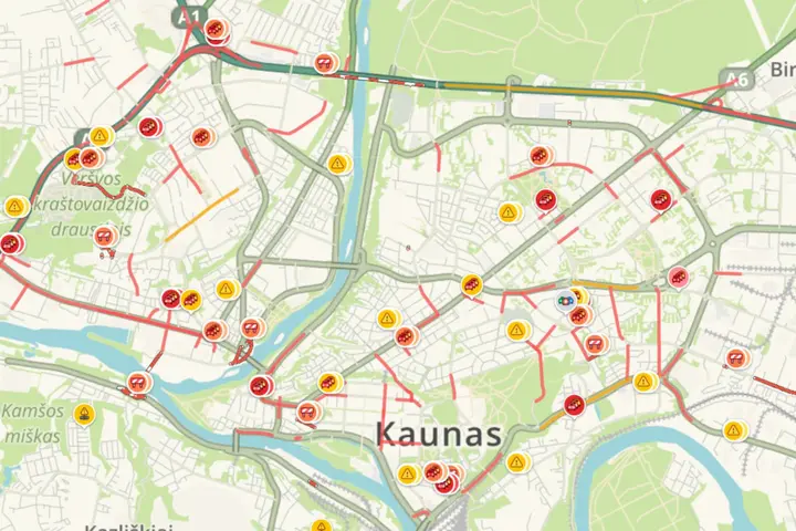 Ketvirtadieninė spūstis Kaune