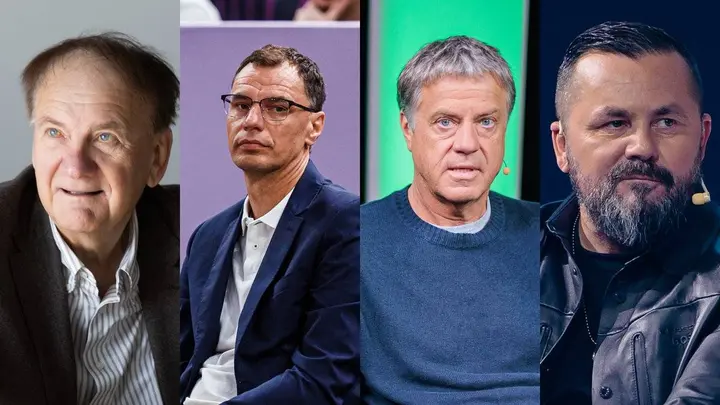 Remigijus Milašius, Darius Gudelis, Rolandas Skaisgirys ir Gediminas Kvietkauskas  Skaitykite daugiau: https://www.delfi.lt/krepsinis/naujienos/keturi-kandidatai-pakoregavo-lietuvos-krepsinio-planus-del-naujojo-rinktines-trenerio-120310222