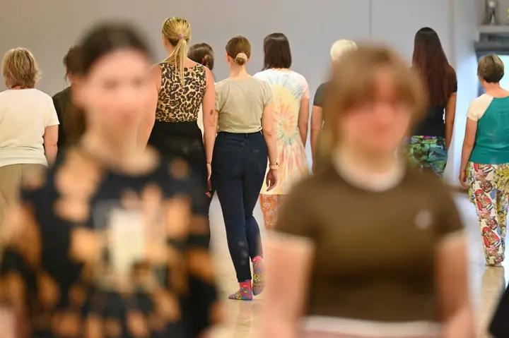 Šiuolaikinio šokio spektaklis „Laikas“ Garliavoje / Organizatorių nuotr.