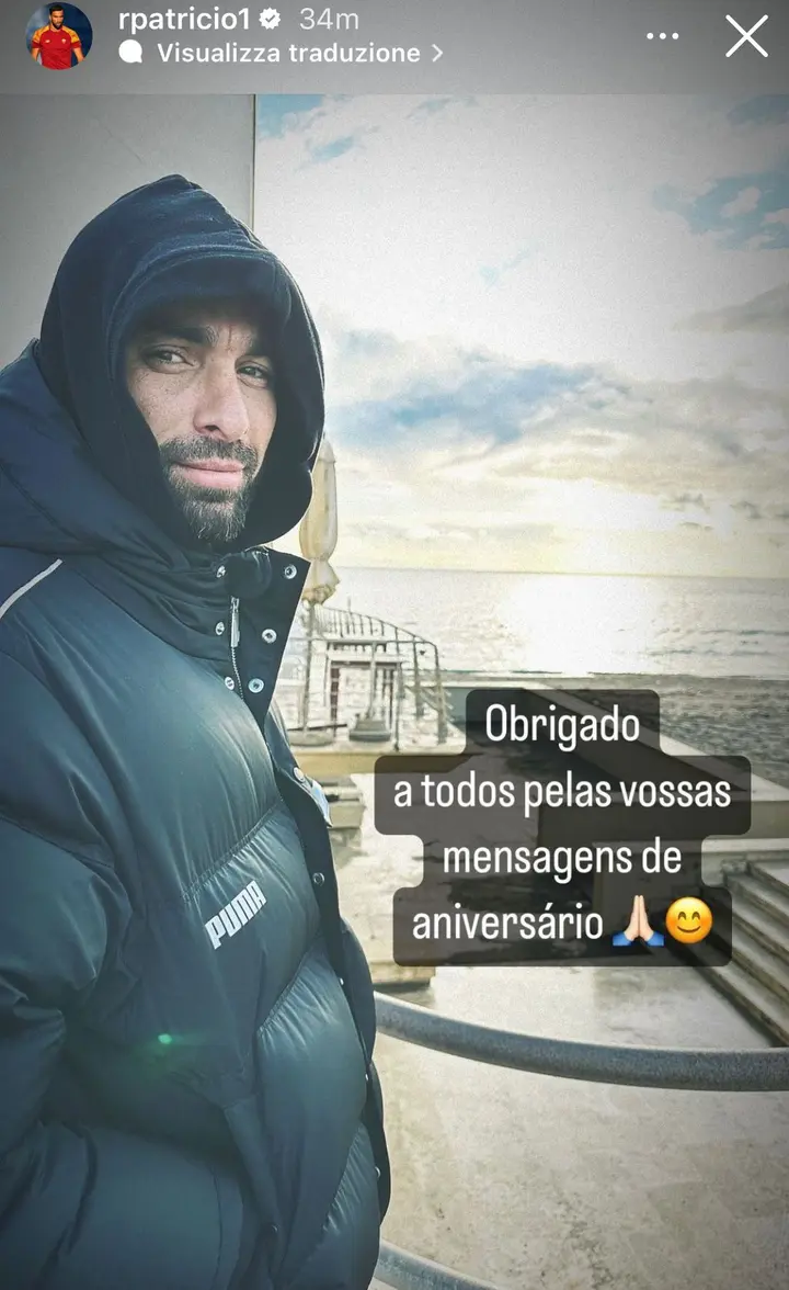 instagram rui patricio auguri