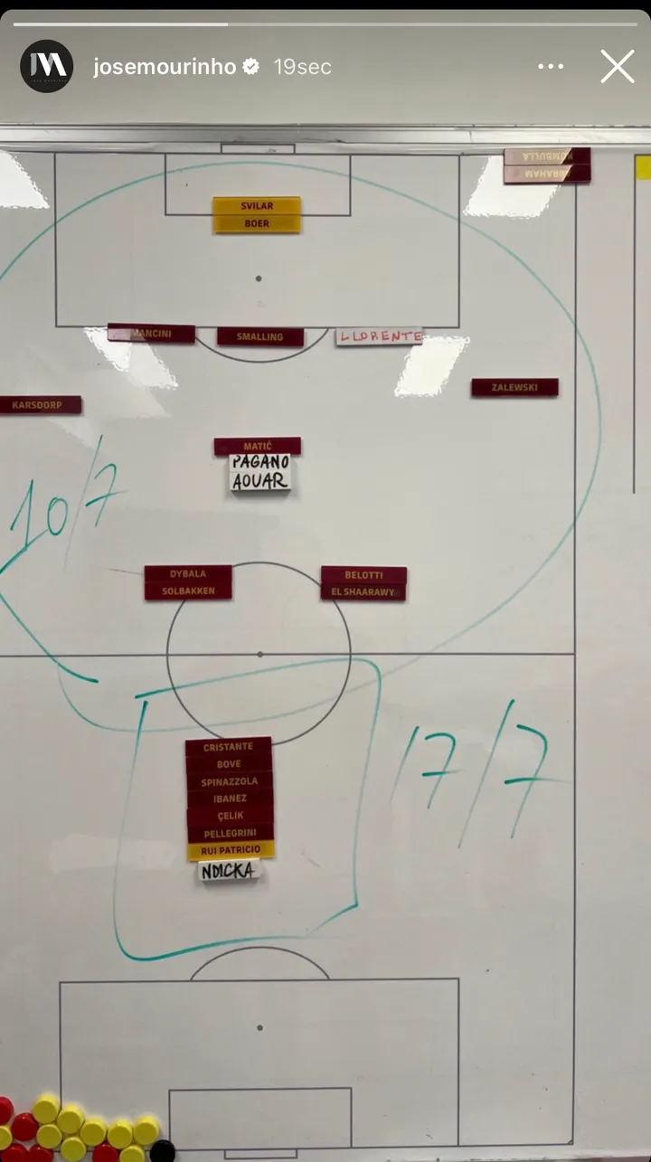 mourinho instagram ritiro primo giorno