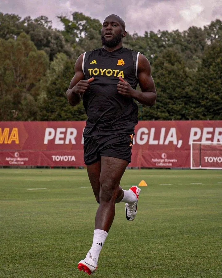 lukaku allenamento