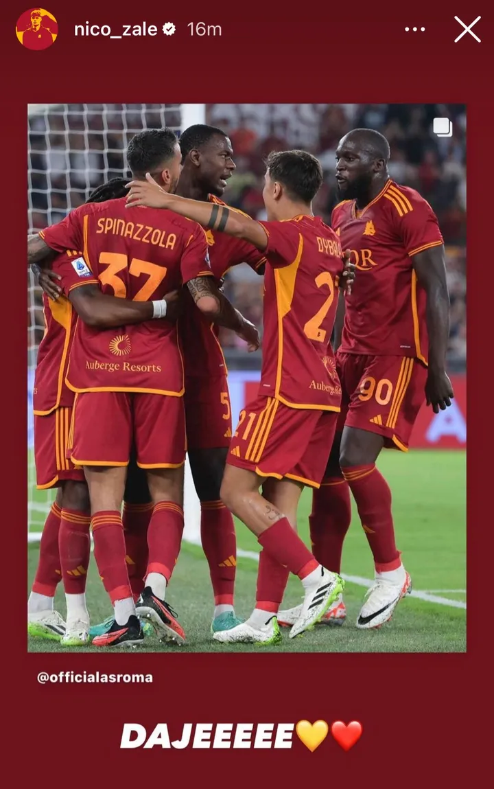 instagram zalewski roma empoli
