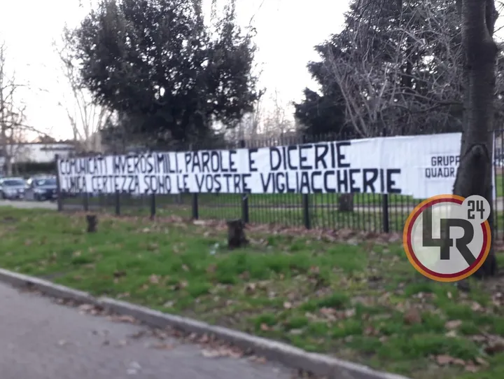 striscione friedkin