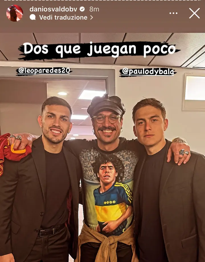 osvaldo con paredes e dybala