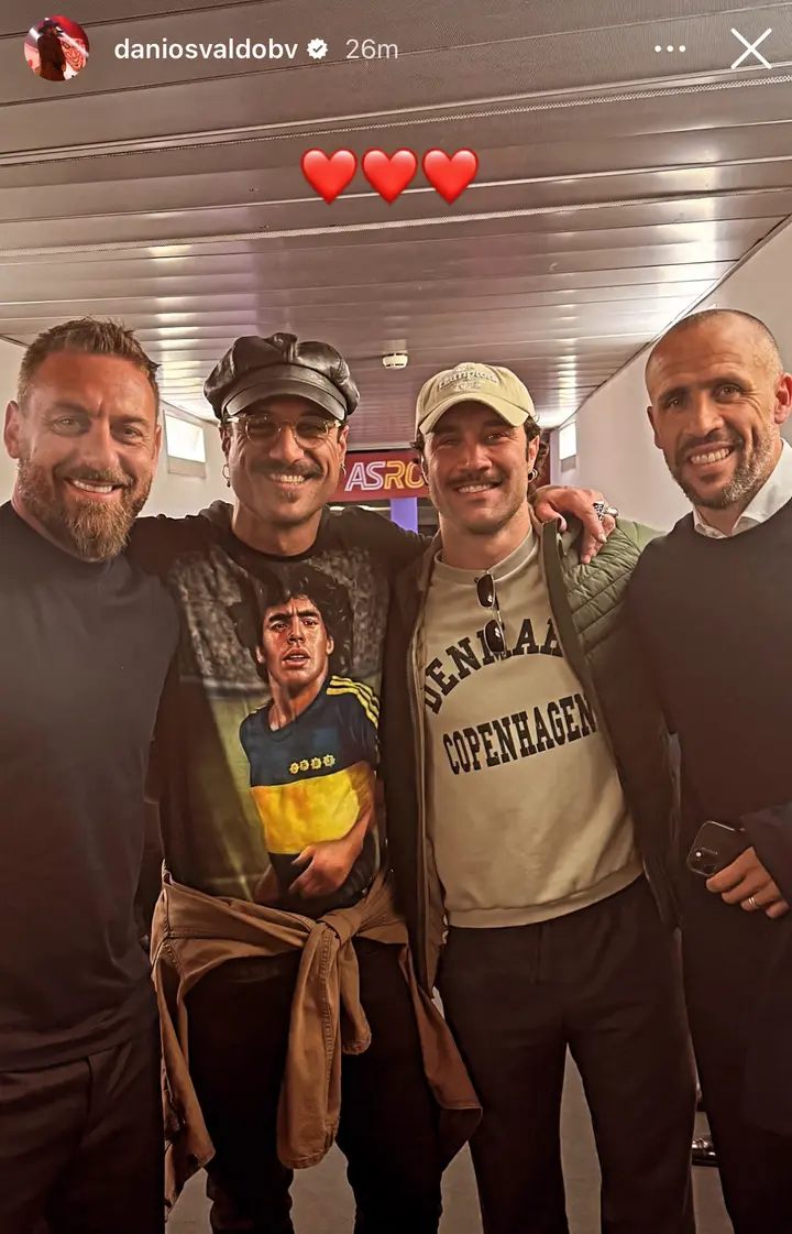 osvaldo ig con de rossi