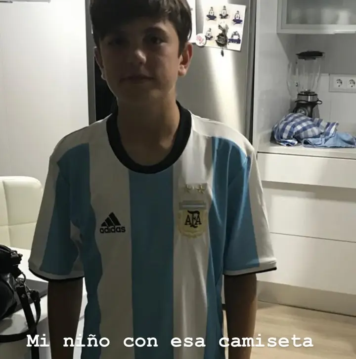 instagram garnacho maglia dybala argentina 2