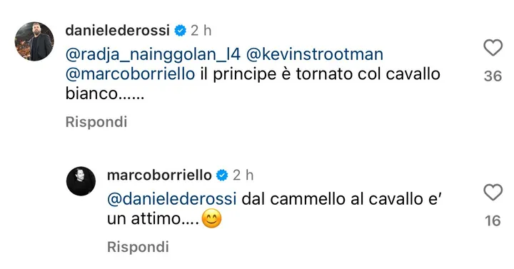 instagram pjanic cska mosca de rossi borriello