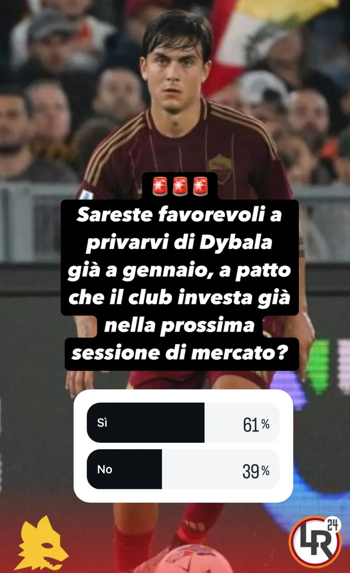 instagram sondaggio dybala