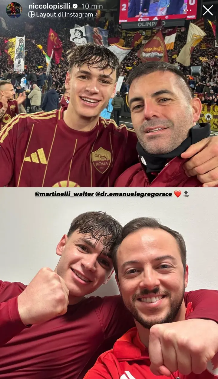 instagram pisilli martinelli gregorace roma lazio