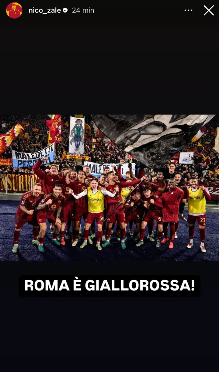 instagram zalewski roma lazio