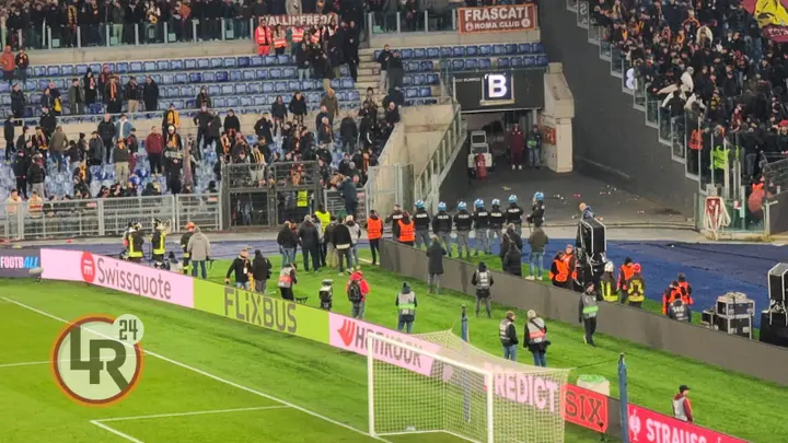 roma eintracht francoforte invasione polizia 1