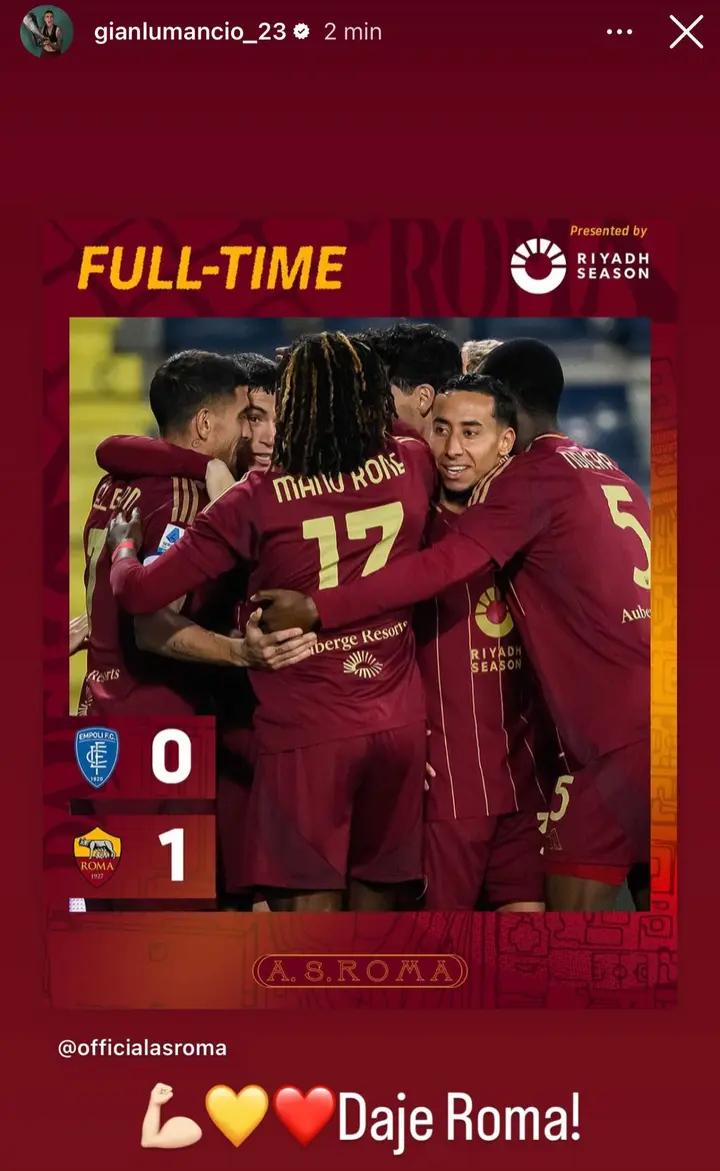 instagram mancini empoli roma