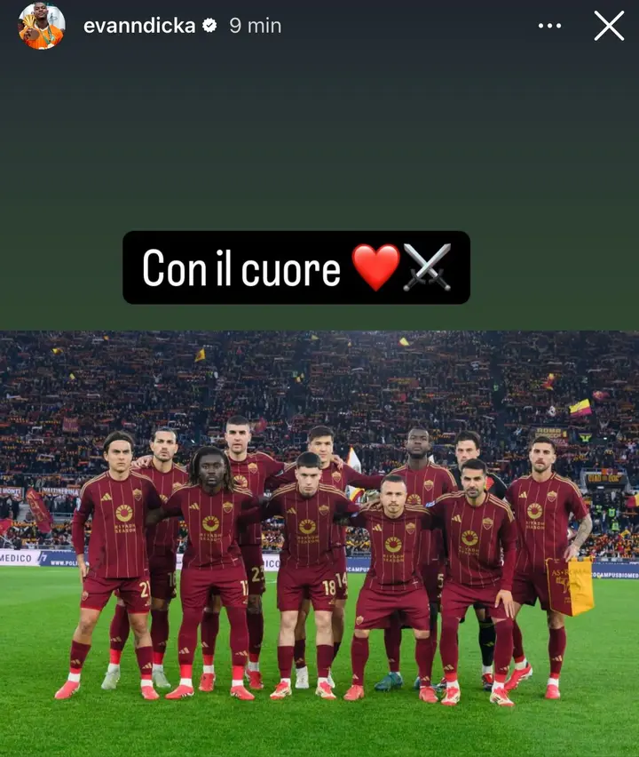 instagram ndicka roma como