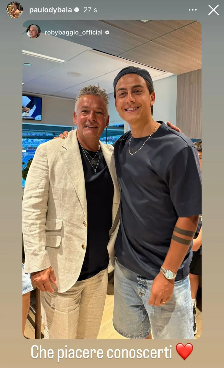 instagram dybala baggio