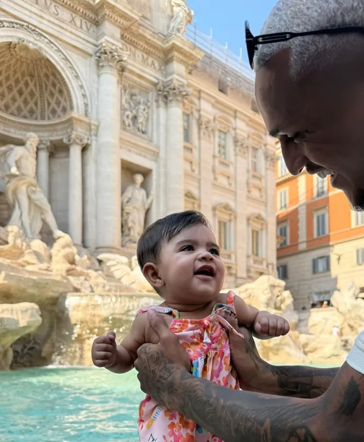 wesley fontana di trevi figlia