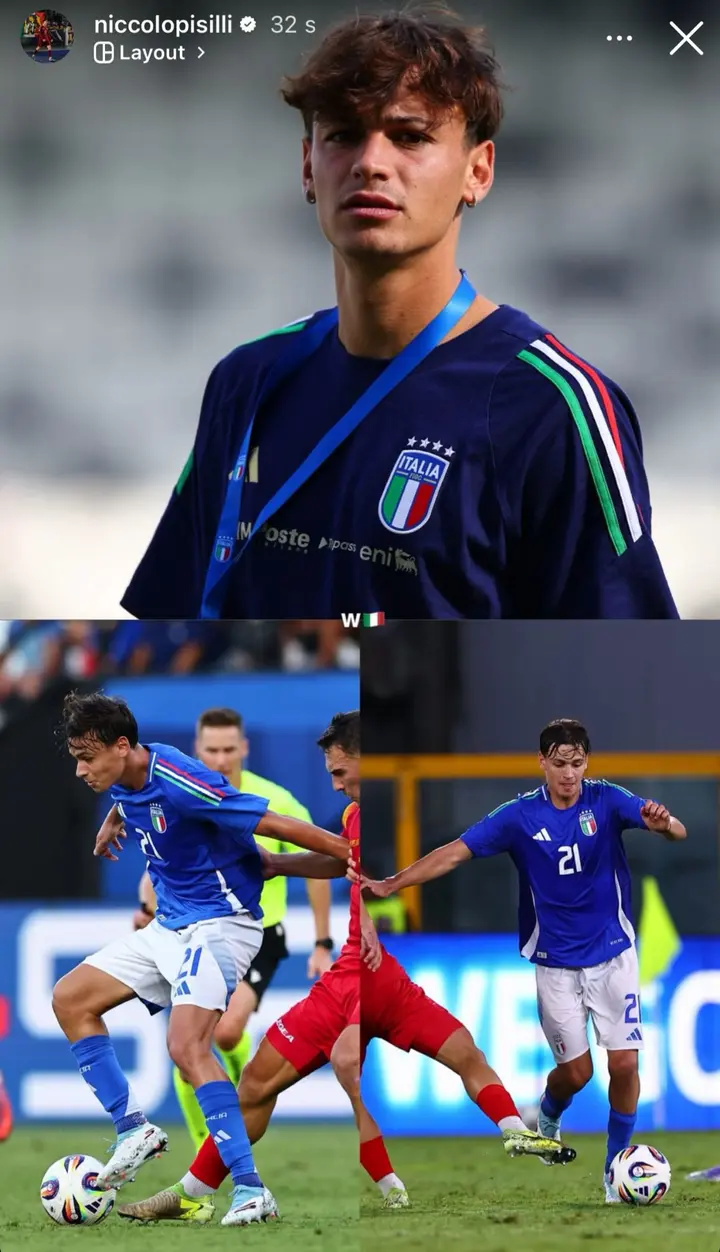 instagram pisilli italia montenegro under 21