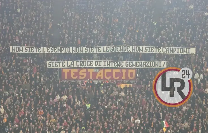 roma juventus striscione
