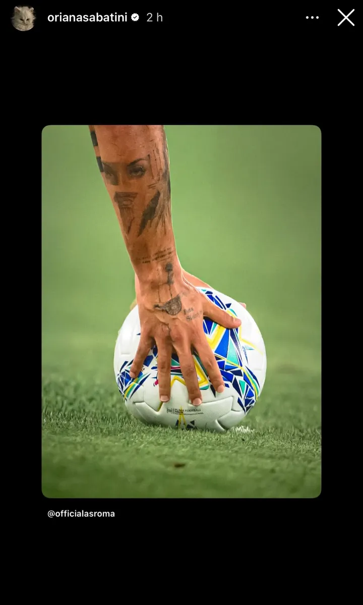 instagram oriana sabatini dybala