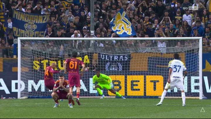parma roma mancini rigore