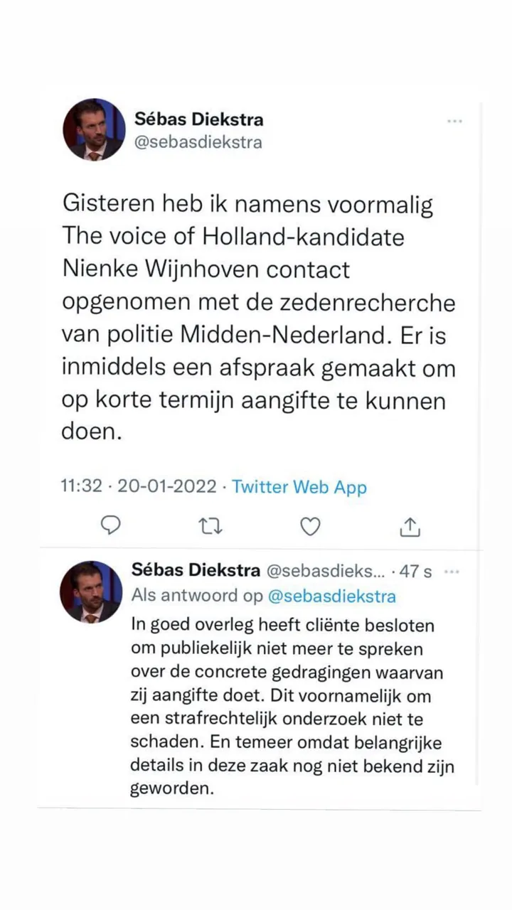 nienke wijnhoven zet grote stap the voice