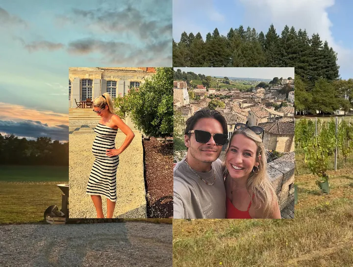 dionne stax draagt een strak jurkje waar je haar perfect in kan bekijken